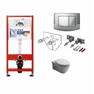 Комплект унитаз Galassia Ethos и инсталляция TECE base kit 4в1
